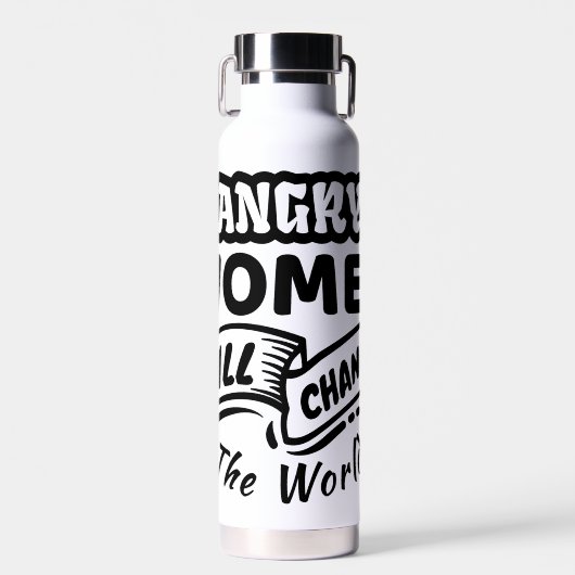 Wut wird die Welt verändern Trinkflasche (Vorne)