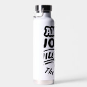 Wut wird die Welt verändern Trinkflasche (Rechts)