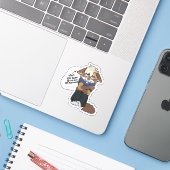 Wutanfall Meme Mormon Missionsticker Aufkleber (Laptop mit iPhone)