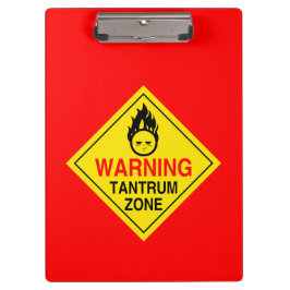 Wutanfall-Zone Klemmbrett