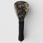 Wutang Cat DJ Style Golf Headcover (Vorderseite)