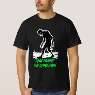 Wüte gegen das sterbende Licht - Zombie-Silhouette T-Shirt
