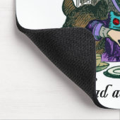 Wütend als Hutmacher Mousepad (Ecke)