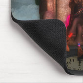 Wütend als Hutmacher-schöne Kunst auf einem Mousepad (Ecke)