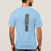 WÜTEND auf Front und FRENZIEDminds an Rückseite T-Shirt (Rückseite)