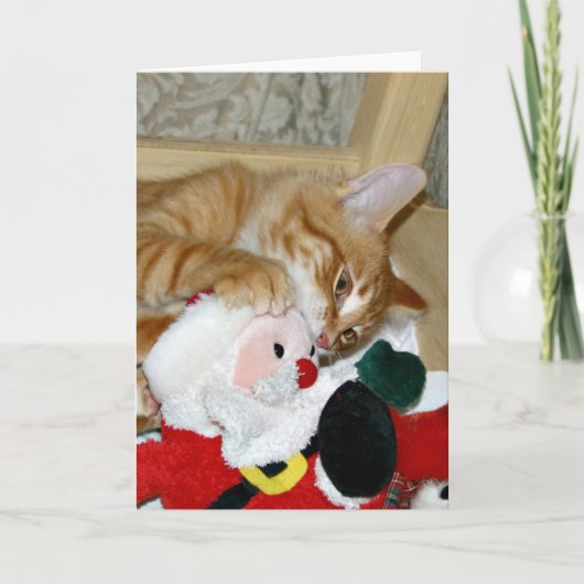 Wütend bei Sankt Feiertagskarte (Vorderseite)