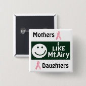 WÜTEND für luftigen quadratischen Knopf Mt. Button (Vorne & Hinten)