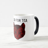 Wütend für Tee-Cheshire-Katzen-verwandelnde Tasse (VorderseiteRechts)