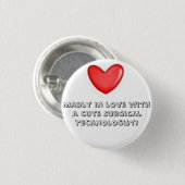 Wütend in der Liebe Button (Vorne & Hinten)