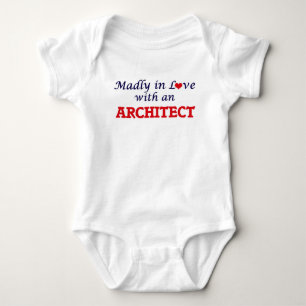Wütend in der Liebe mit einem Architekten Baby Strampler