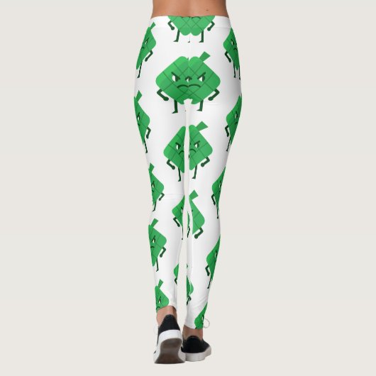wütend Ketupat Leggings (Rückseite)