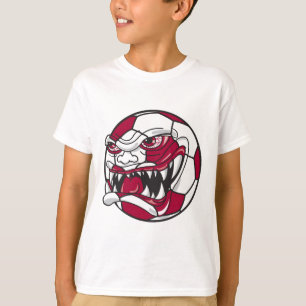 wütend mittel extrem Fußball Grafik T-Shirt