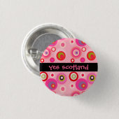 Wütend über Rosa-ja Button (Vorne & Hinten)