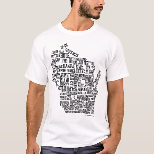 WÜTEND ÜBER Wisconsin-Staats-Parks T-Shirt (Vorderseite)