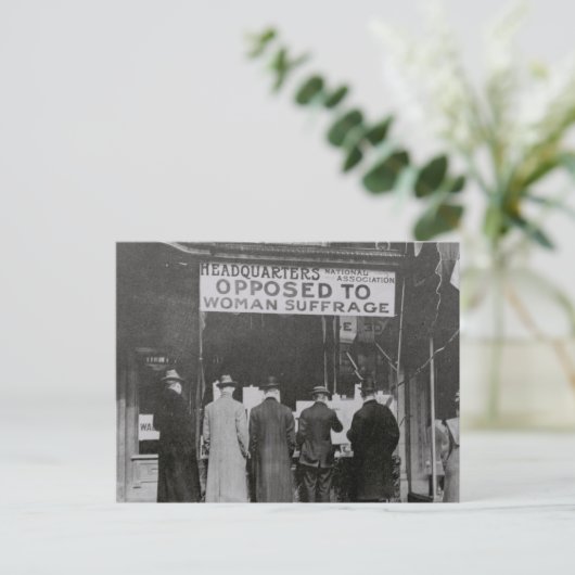 Wütende alte Männer - Vintag Postkarte (Stehend Vorderseite)