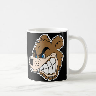 wütende Bärengesicht Kaffeetasse