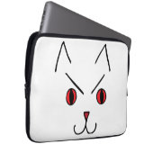 Wütende Dämonenkatze Laptopschutzhülle (Vorne Rechts)