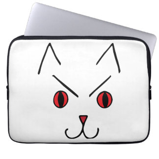 Wütende Dämonenkatze Laptopschutzhülle