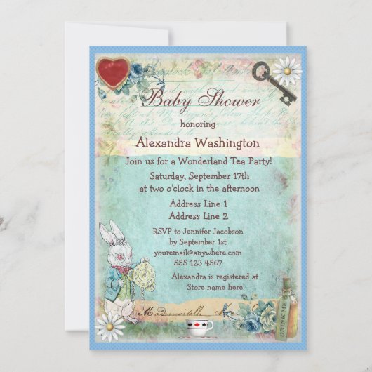 Wütende Einladung (Rückseite)