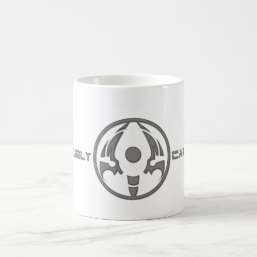 Wütende Engels-Kaffee-Tasse Kaffeetasse (Mittel)