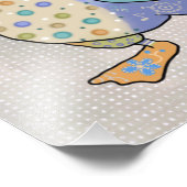 wütende Ente Fotodruck (Ecke)