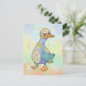 wütende Ente Postkarte (Stehend Vorderseite)