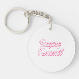 Wütende Feministische Puppe  Schlüsselanhänger