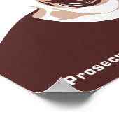 Wütende Frau: Warum die Intelligenz einschalten? Poster (Ecke)