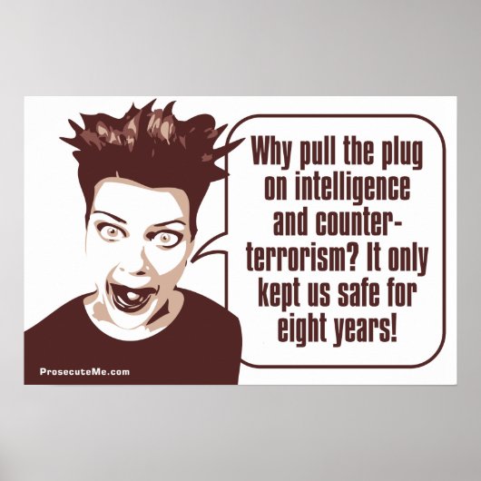 Wütende Frau: Warum die Intelligenz einschalten? Poster (Vorne)