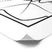 Wütende Frauen werden die Farbe der Welt selbst än Poster (Ecke)