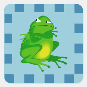 Wütende Frosch Aufkleber