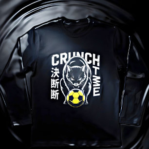 Wütende Fußballkatze - Für Katzenliebhaber & Athle Tri-Blend Shirt