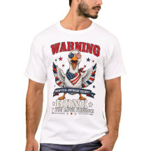 Wütende Gans 4. Juli T-Shirt
