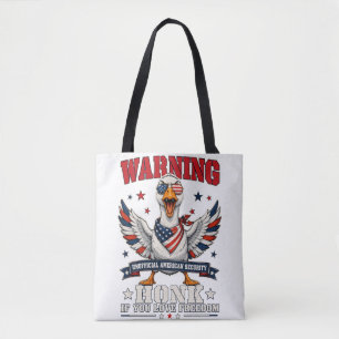 Wütende Gans 4. Juli-Tasche Tasche