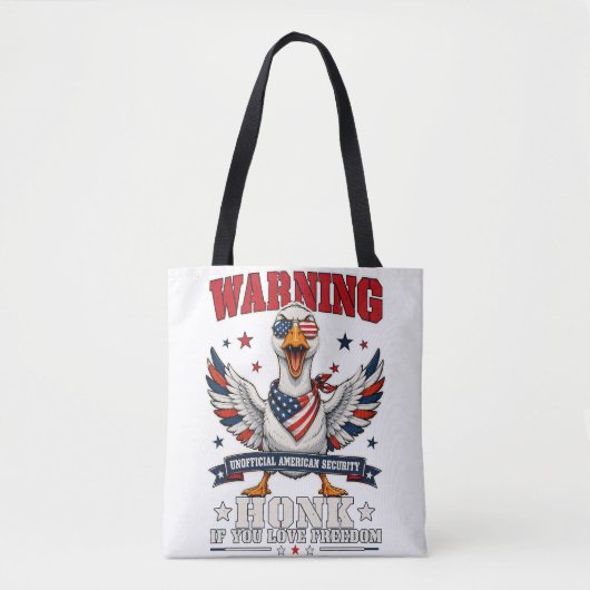 Wütende Gans 4. Juli-Tasche Tasche (Vorderseite)