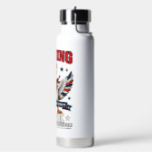 Wütende Gans 4. Juli Wasserflasche Trinkflasche (Links)