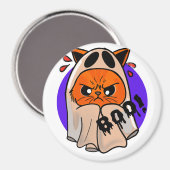 Wütende Geistkatze Magnet (Vorderseite/Rückseite)