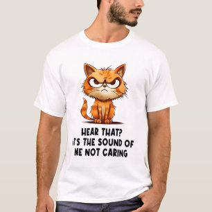 Wütende gestresste Katze Lustiges Stress-Meme für  T-Shirt