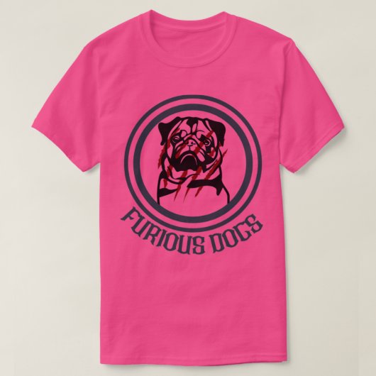 wütende Hunde T-Shirt (Design vorne)