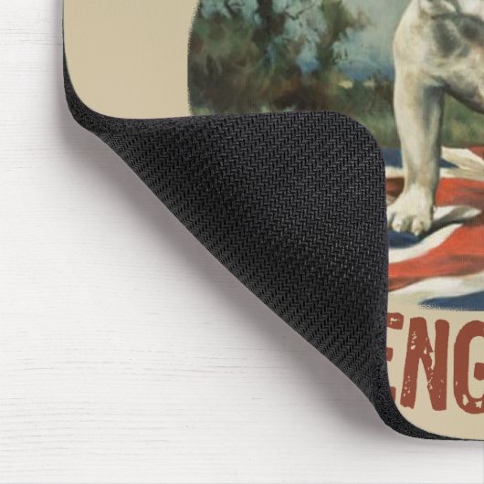 Wütende Hunde u. Engländer Mousepad (Ecke)