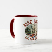 Wütende Hunde u. Engländer Tasse (Vorderseite Links)