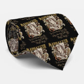 Wütende Hutmacher Carnivale Art (mit Gedicht) Krawatte (Gerollt)