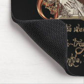 Wütende Hutmacher Carnivale Art (mit Gedicht) Mousepad (Ecke)