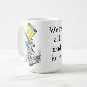 Wütende Hutmacher-Geschenk-Tasse Kaffeetasse (Vorderseite Links)