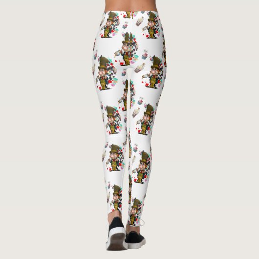 Wütende Hutmacher-Leggings, Alices Leggings (Rückseite)