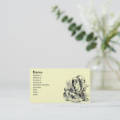 Wütende Hutmacher-Visitenkarten Visitenkarte (Stehend Vorderseite)