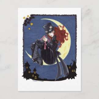 Wütende Hutmacherpostkarte Postkarte