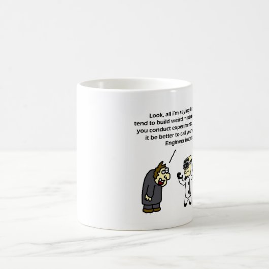Wütende Ingenieur-Tasse Kaffeetasse (Mittel)