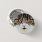 wütende Katze Button (Vorne & Hinten)