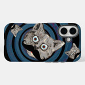 wütende Katze in einer Spirale Case-Mate iPhone Hülle (Rückseite (Horizontal))